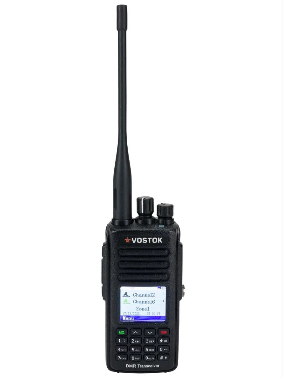 Vostok DST-209 портативная аналогово-цифровая радиостанция DMR Tier II Two band VHF/UHF IP 67