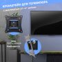 Кронштейн для телевизора 10"-27" дюймов наклонный REXANT фото в интернет-магазине Radio26