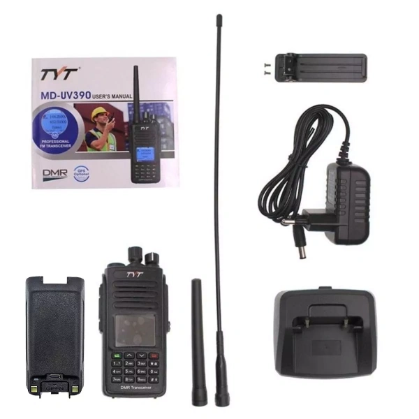Портативная радиостанция TYT MD-UV390 DMR AES 256 IP67 Type-C 10Вт фото в интернет-магазине Radio26