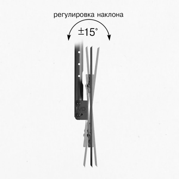 NB T560-15 ЧЕРНЫЙ  ПОТОЛОЧНЫЙ VESA диа-ль 32-57", нагрузка 68 кг.от потолка 70-160 см. , вес 5 кг, , фото в интернет-магазине Radio26