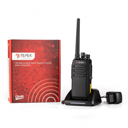 Терек РК-322 DMR PRO UHF(400-480 МГц) портативная цифро-аналоговая радиостанция фото в интернет-магазине Radio26