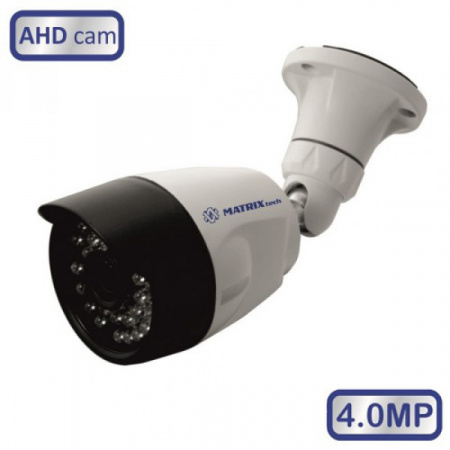 MT-CW4.0AHD20  Цветная 4.0MP Analog HD 1440P 15 к./сек., уличная, цилиндрическая камера с ИК подсвет фото в интернет-магазине Radio26
